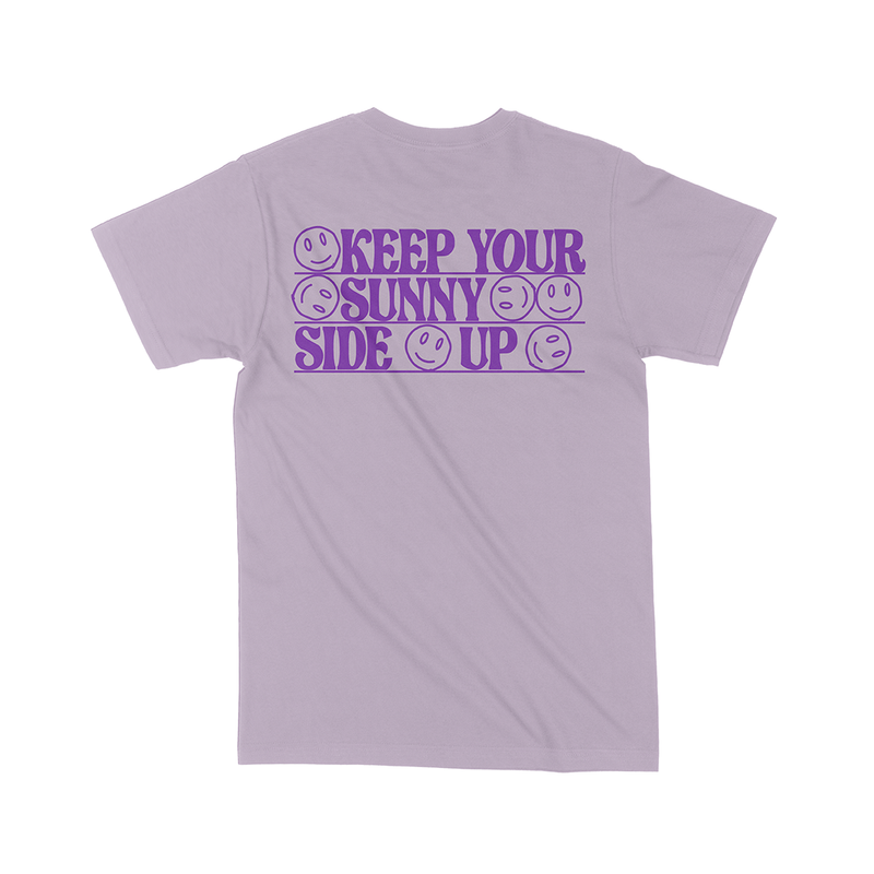 "Keep your sunny Side up" T-shirt Orchid